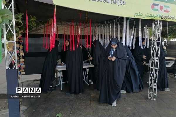 حضور پرشور دانش‌آموزان حماسه ساز شیرازی  در راهپیمایی یوم الله 13 آبان
