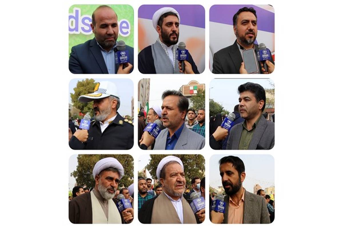 مسئولین استان سمنان در راهپیمایی 13 آبان چه گفتند؟/ فیلم
