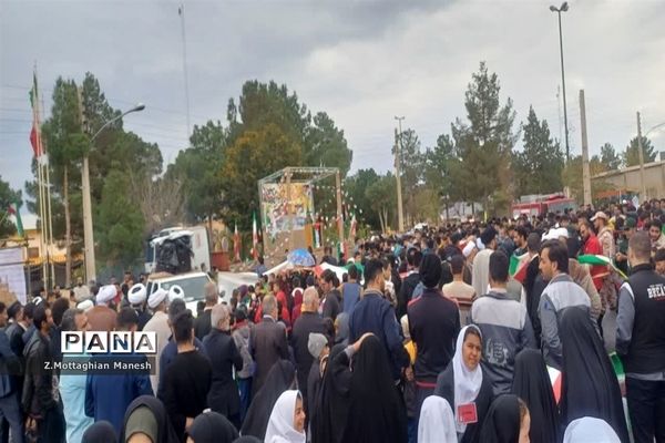 راهپیمایی پرشور مردم کهک قم در یوم الله 13 آبان