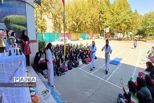برگزاری المپیاد ورزشی در دبیرستان عصمت صفادشت
