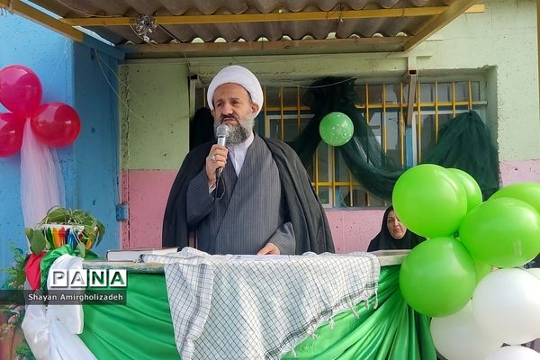 آیین زنگ استکبار ستیزی در آموزشگاه سیزدهم آبان شهرستان قرچک