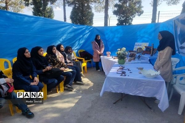 حضور دانش‌آموزان  دختر شمال استان فارس در اردوی شهید نیری در اردوگاه میثاق آباده