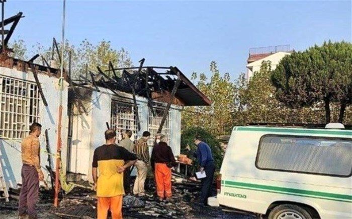 عامل آتش زدن کمپ ترک اعتیاد لنگرود بازداشت شد