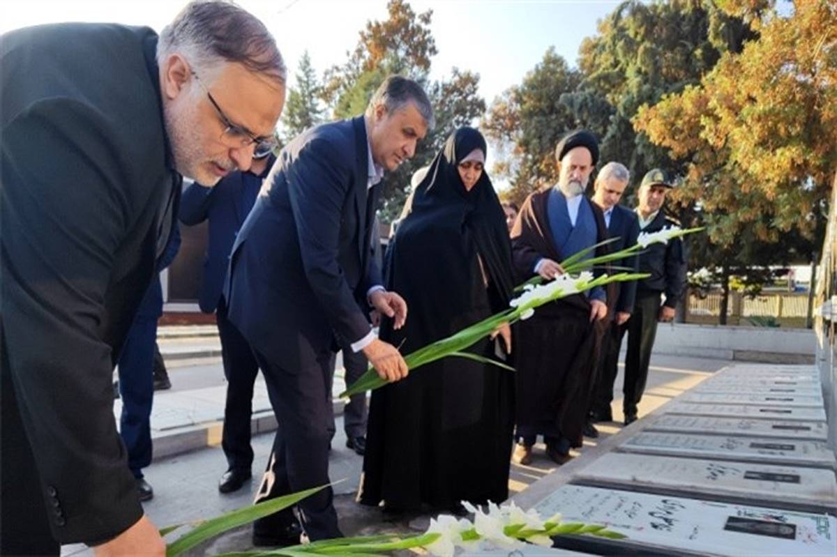 رئیس سازمان انرژی اتمی وارد استان قزوین شد