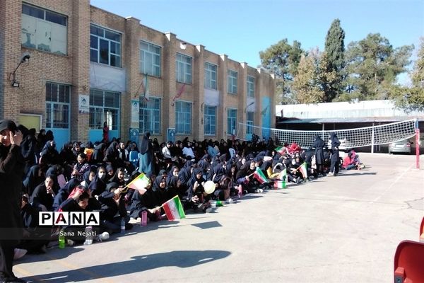 المپیاد ورزشی در دبیرستان شاهد فیض ناحیه 3 شیراز