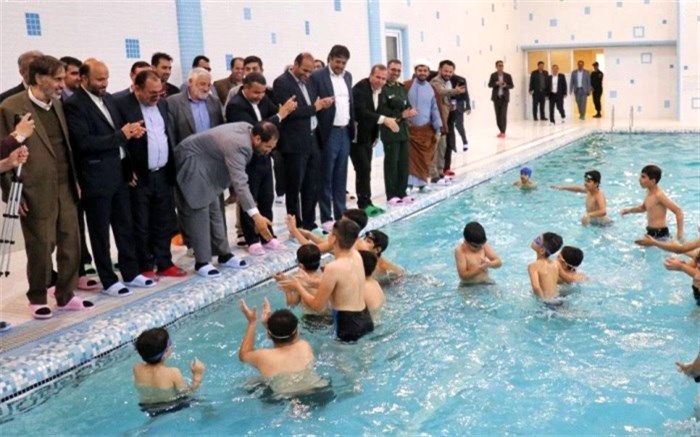 استخر دانش‌آموزی شهر آشخانه افتتاح شد