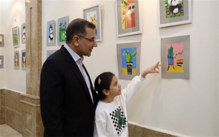 اختتامیه نمایشگاه نقاشان کوچک در شهرستان اسلامشهر/ فیلم