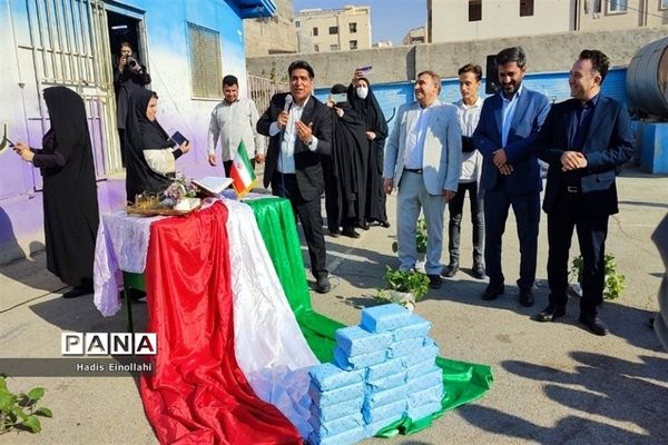 آیین خشت‌گذاری دو مدرسه در شهرستان قرچک