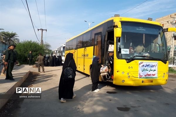 اعزام  دانش‌آموزان شادگانی به اردوی راهیان نور