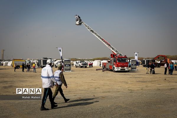 مانور تمرین اسکان اضطراری کلانشهر تهران