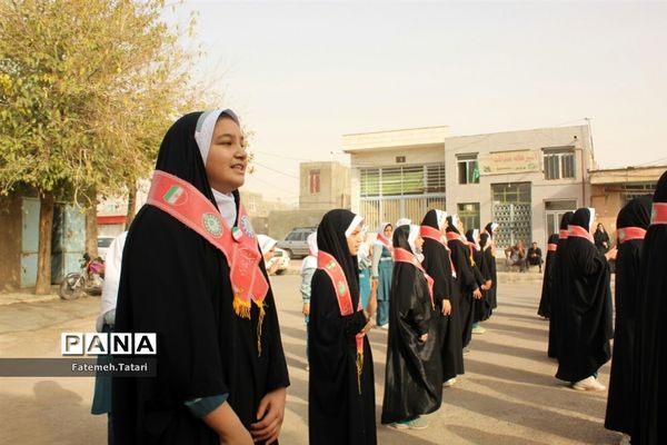 راهپیمایی محکومیت جنایات رژیم کودک کش اسرائیل در شهرستان بام و صفی آباد