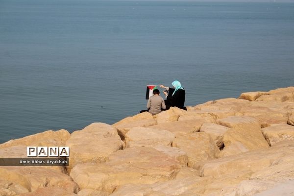 تجمع مردم بوشهر در حمایت از کودکان فلسطین