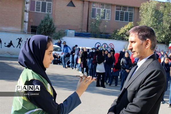 زنگ حمایت از فلسطین ناحیه یک بهارستان در آموزشگاه موفقیان یک
