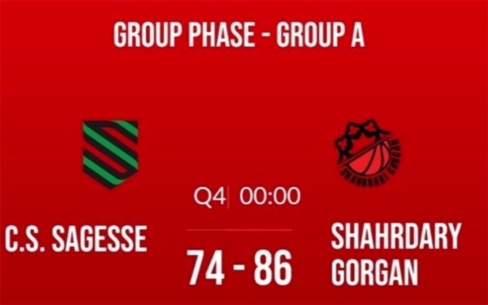 پیروزی شهرداری گرگان در سوپر لیگ بسکتبال غرب آسیا