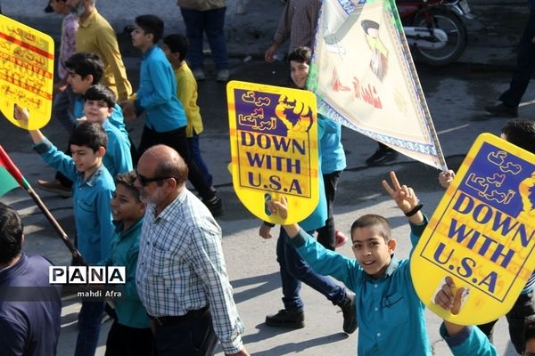 برگزاری راهپیمایی حمایت از مردم مظلوم غزه در بهبهان