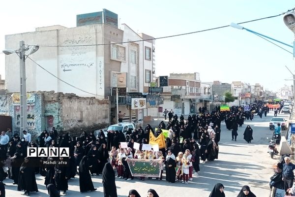 برگزاری راهپیمایی حمایت از مردم مظلوم غزه در بهبهان