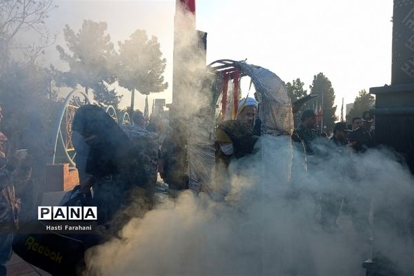 اعزام دانش‌آموزان دختر شهرستان‌قرچک به اردوی راهیان نور