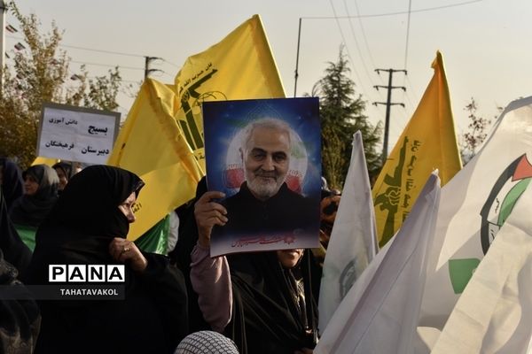 تجمع مردمی همدردی و پشتیبانی  کودکان غزه در شهرستان پردیس