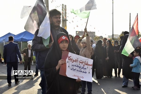 تجمع مردمی همدردی و پشتیبانی  کودکان غزه در شهرستان پردیس