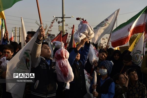 تجمع مردمی همدردی و پشتیبانی  کودکان غزه در شهرستان پردیس