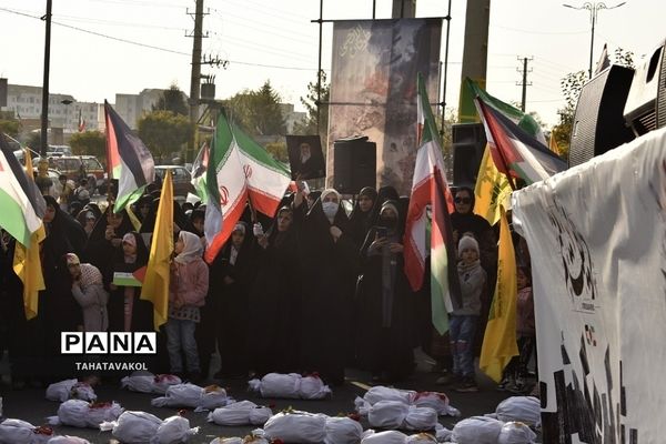 تجمع مردمی همدردی و پشتیبانی  کودکان غزه در شهرستان پردیس