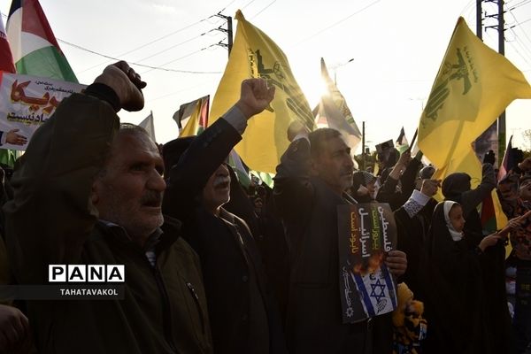 تجمع مردمی همدردی و پشتیبانی  کودکان غزه در شهرستان پردیس