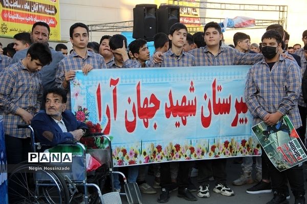 محکومیت جنایات رژیم  صهیونیستی دراجتماع مردم اسلامشهر