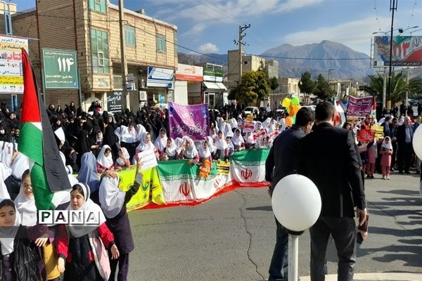 حضور دانش‌آموزان طارمی در حمایت از کودکان فلسطین