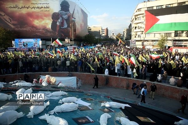 راهپیمایی مردم تهران در حمایت از کودکان و زنان مظلوم غزه