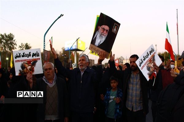 خروش مردم اصفهان در حمایت از مردم غزه