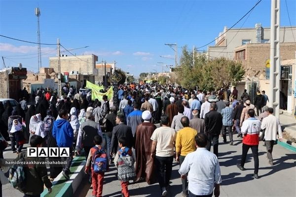 فریاد مرگ براسرائیل در بهاباد طنین انداز شد