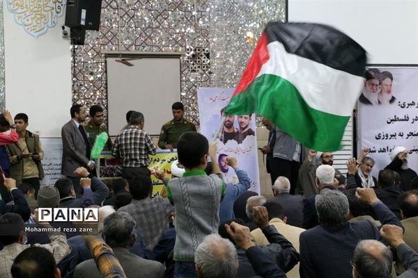 مراسم حمایت از مردم فلسطین در کاشمر