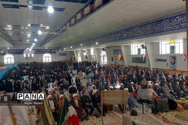 یادواره شهدای اغتشاشات شهرستان شیروان