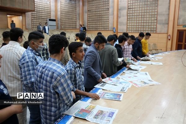 روز اول دوره آموزشی دانش‌آموز خبرنگاران پسر اهواز