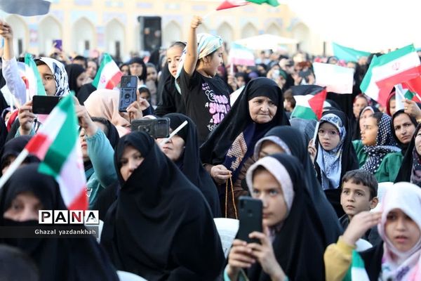 اجتماع بزرگ عاشقان مبارزه با اسرائیل