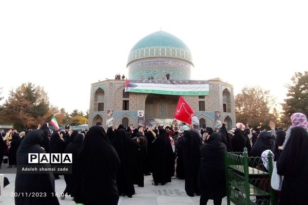 برگزاری اجتماع بزرگ عاشقان مبارزه با اسرائیل در مشهد