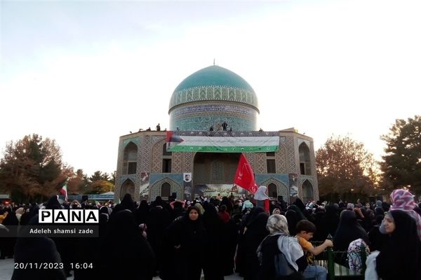 برگزاری اجتماع بزرگ عاشقان مبارزه با اسرائیل در مشهد