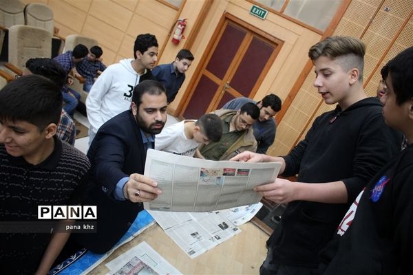 سومین روز از دوره آموزشی دانش‌آموز خبرنگاران اهواز