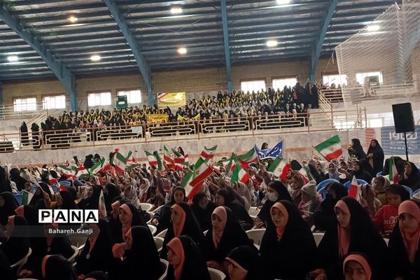 دومین همایش دختران و پسران شهیدسلیمانی در نیشابور
