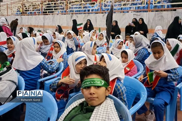 دومین همایش دختران و پسران شهیدسلیمانی در نیشابور
