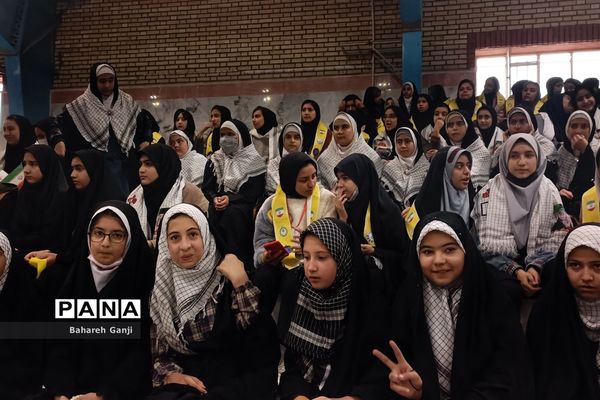دومین همایش دختران و پسران شهیدسلیمانی در نیشابور