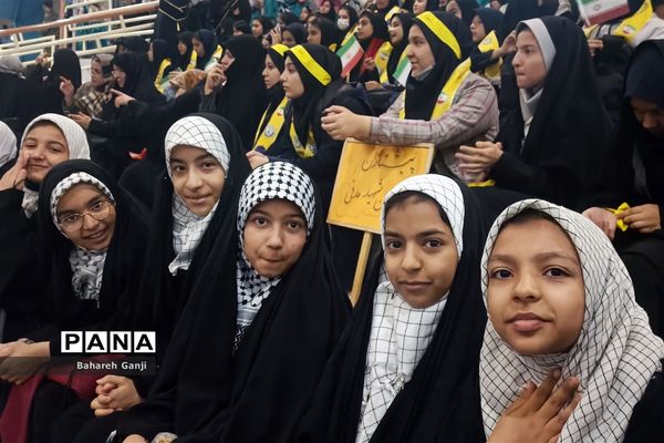 دومین همایش دختران و پسران شهیدسلیمانی در نیشابور