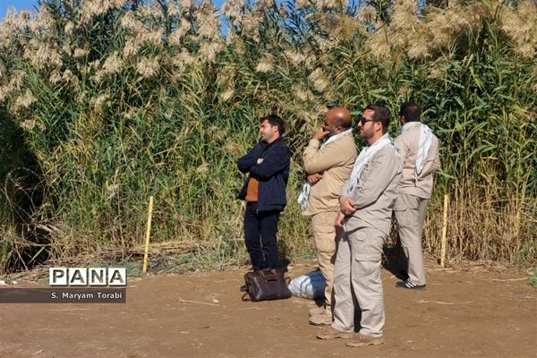 میزبانی شهدا در یادمان علقمه خرمشهر و قدمگاه شهدای غواص از نومعلمان فارس