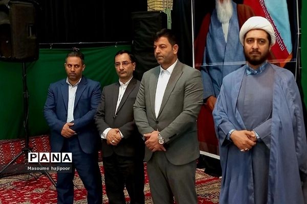 مراسم اختتامیه اردوی راهیان نور دختران در گلزار شهدای گمنام شهرستان ورامین