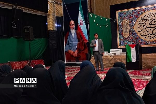 مراسم اختتامیه اردوی راهیان نور دختران در گلزار شهدای گمنام شهرستان ورامین