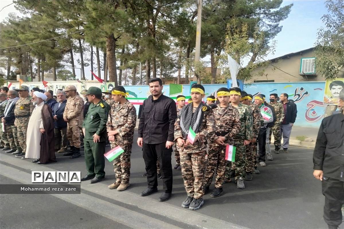 برگزاری همایش رزمایش اقتدار در شهرستان کاشمر