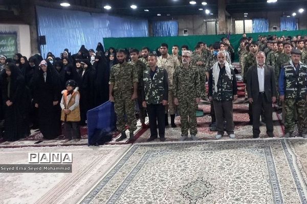 برگزاری شامگاه مشترک بسیجیان شهر قیامدشت به مناسبت هفته بسیج