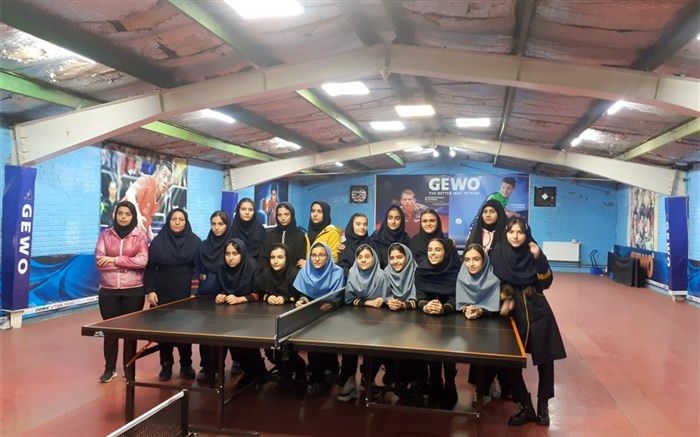 برگزاری مسابقات تنیس روی میز دختران مقطع متوسطه در ملارد