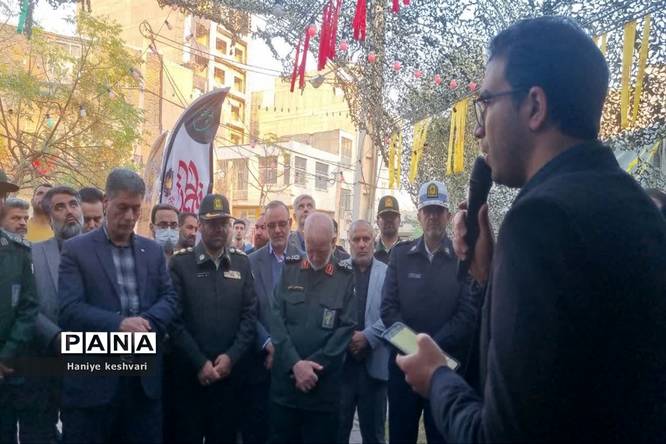 آیین افتتاحیه هشتمین سوگواره فاطمی و نمایشگاه نمادین کوچههای بنی هاشم در شهرستان ورامین