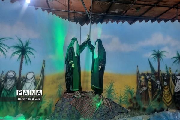 آیین افتتاحیه هشتمین سوگواره فاطمی و نمایشگاه نمادین کوچه‌های بنی هاشم در شهرستان ورامین